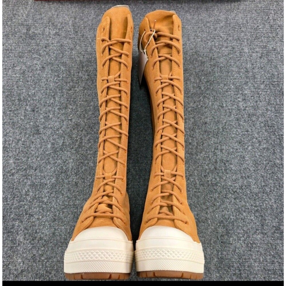 New CONVERSE Chuck 70 De Luxe Heel XX Platform High Western Women’s Sz 8 A15660C - Picture 3 of 14